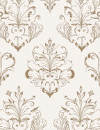 Classic Floral Scroll Pattern Rug