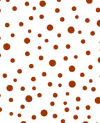 Brown Dots Fun Pattern Rug