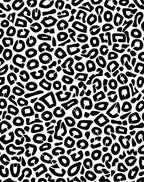 Bold Retro Leopard Print Pattern Rug