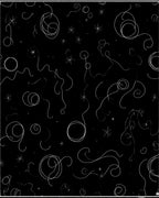 Whimsical Swirls And Stars Pattern Rug
