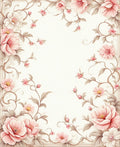Vintage Floral Swirl Pattern Rug