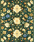 Ornate Floral Patterned Tapestry Rug