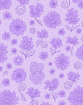 Liliac Floral Swirls Pattern Rug