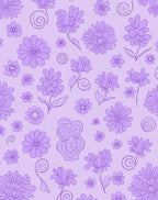 Liliac Floral Swirls Pattern Rug