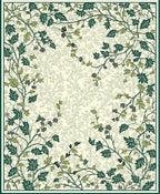 Vines And Leaves Detailed Pattern Rug