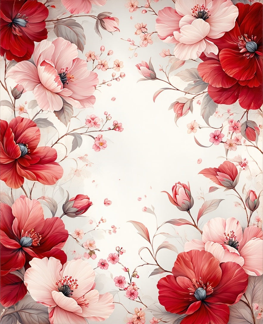 Vibrant Floral Arrangement Art Rug