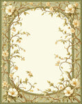 Vine Floral Garden Pattern Rug