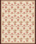 Antique Floral Vine Pattern Rug