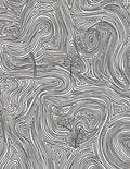Abstract Swirls Botanical Pattern Rug