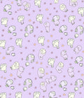 Whimsical Floral Blob Pattern Rug