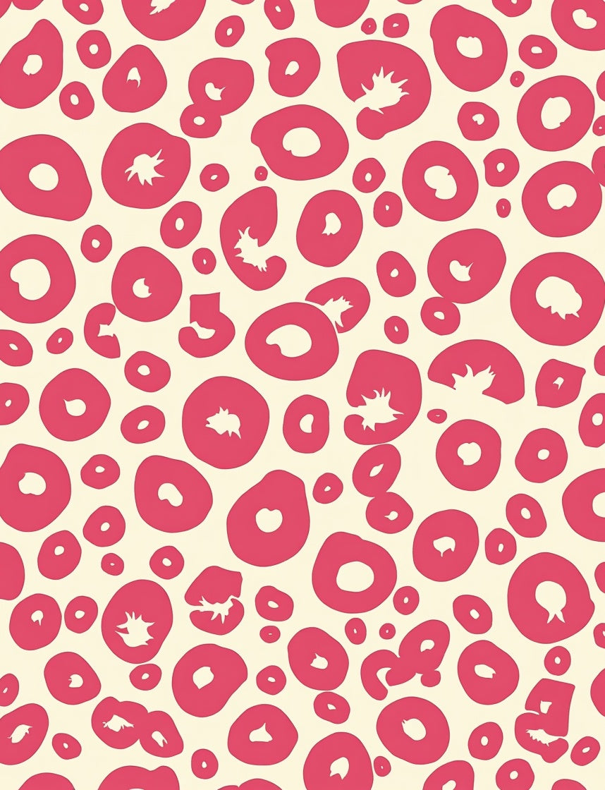 Playful Spot Pattern Design Rug