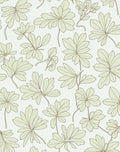 Delicate Leaf Patterned Garden Design Rug