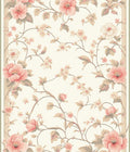 Elegant Floral Vine Pattern Rug