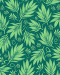 Tropical Leaf Pattern Design Rug