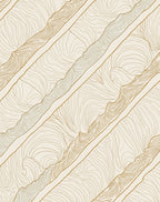 Abstract Wavy Diagonal Stripe Design Rug