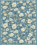 Vintage Floral Pattern Art Rug