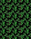 Evergreen Berry Botanical Foliage Rug