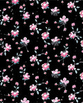 Delicate Pink Blossom Pattern Rug