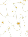 Golden Star Constellation Whimsical Rug