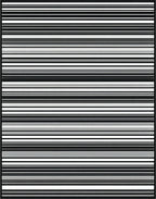 Modern Black White Gray Stripes Rug