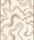 Abstract Swirls Pattern Rug