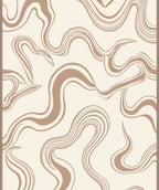 Abstract Swirls Pattern Rug