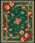 Aesthetic Floral Vine Pattern Rug