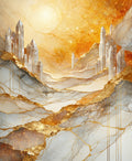 Gilded Vein Crystal City Vista Rug