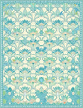 Art Nouveau Style Floral Pattern Rug