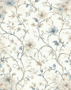 Vintage Floral Vine Pattern Rug
