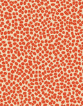 Orange Speckled Pattern Textile Design Rug