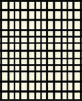 Lattice Grid Graphic Design Rug