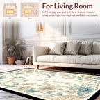 Elegant Floral Vine Pattern Rug