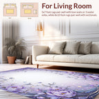 Enchanting Floral Whimsical Pattern Rug