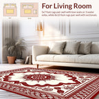 Ornate Mandala Floral Design Rug