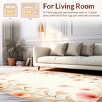 Delicate Floral Vine Patterned Rug