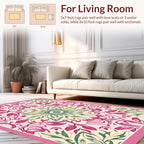 Art Nouveau Floral Mandala Design Rug