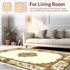Ornate Floral Frame Design Rug