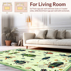 Whimsical Insect Garden Pattern Rug