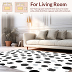 Scattered Dot Pattern Design Rug