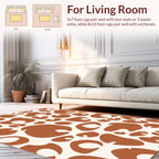 Abstract Animal Print Pattern Rug