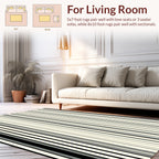 Bold Striped Modern Pattern Rug