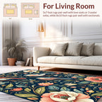 Birds And Blossoms Nature Pattern Rug