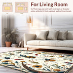 Eclectic Insects Botanical Pattern Rug