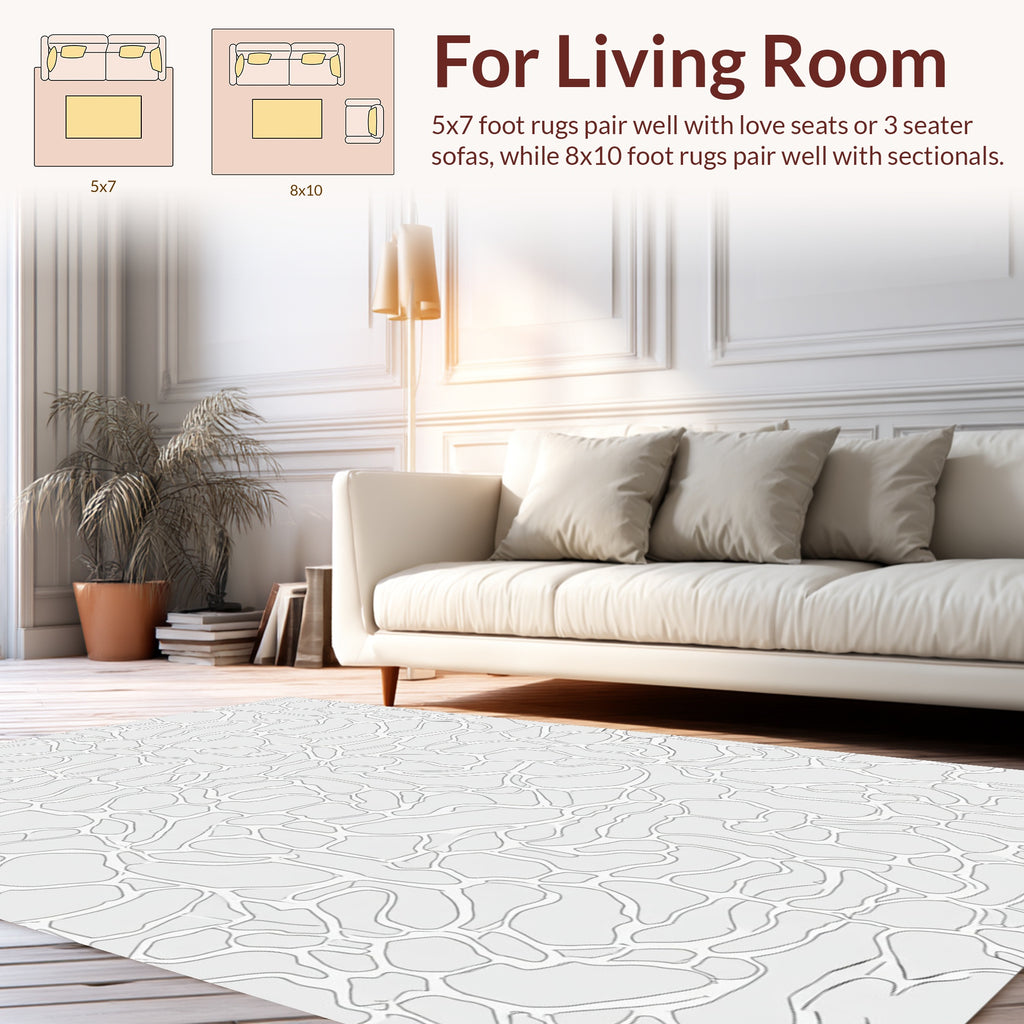 Organic Abstract Pattern Rug
