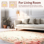 Whimsical Floral Garden Design Rug