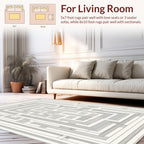 Geometric Maze Pattern Rug