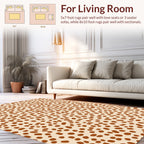 Neutral Speckle Spot Pattern Rug