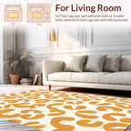 Abstract Animal Print Brushstroke Rug