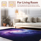 Cosmic Swirl Nebula Pattern Rug